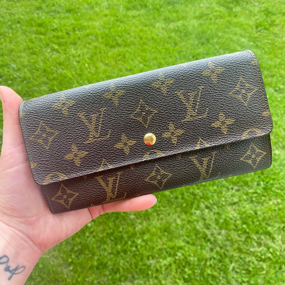 Louis Vuitton Monogram Canvas Brown Wallet